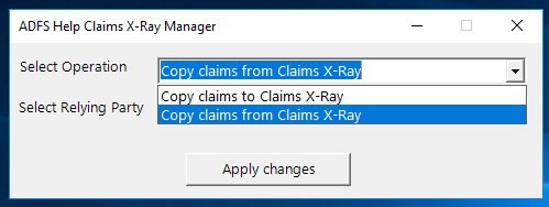Copy to or from Xray